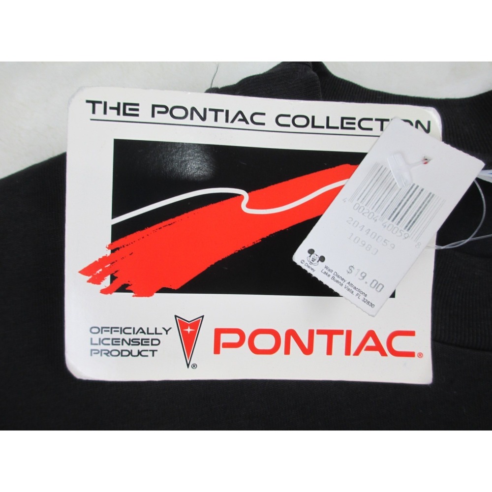 NEW VINTAGE Team Pontiac Shirt Mens Extra Large Black Racing Car Collection* - Picture 5 of 9